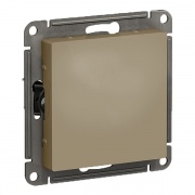 Перекрестный переключатель 10А SE AtlasDesign, шампань