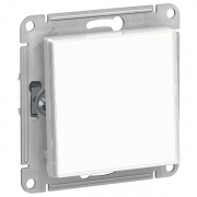 Одноклавишный выключатель 10А механизм SE AtlasDesign Art, белый