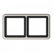 Рамка 2-ая Jung CD 500 Платина