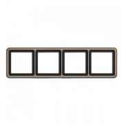 Рамка 4-ая Jung CD 500 Золотая бронза