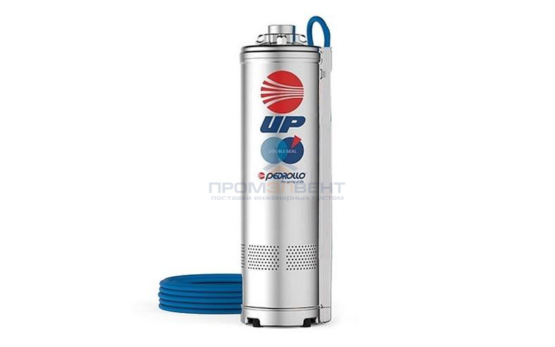 Насос колодезный Pedrollo UP 8/4 (1,5 кВт, Qmax 180 л/мин, Hmax 50 м, 3x400В, без поплавка)