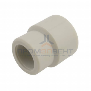 Муфта FV-Plast - 63 x 50 (под пайку внутренняя/наружная для полипропиленовых труб, цвет серый)