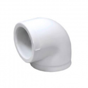 Отвод 90° Fusitek - 90 (для полипропиленовых труб под пайку, цвет белый)
