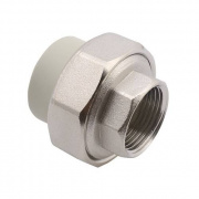 Переход на внутреннюю резьбу разъемный FV-Plast - 25 x 3/4" (для полипропиленовых труб, цвет серый)