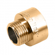 Переходник латунный с внутренней резьбой на наружную STOUT - 1" x 3/4"