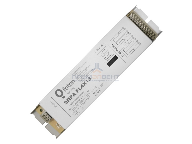 ЭПРА FOTON FL4х18W 182х43х30mm