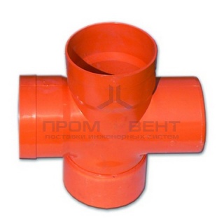 Крестообразное соединение для двустенных труб,90°, полипропилен, д.160 мм DKC