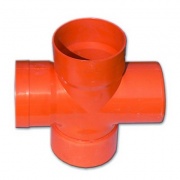 Крестообразное соединение для двустенных труб,90°, полипропилен, д.125 мм DKC